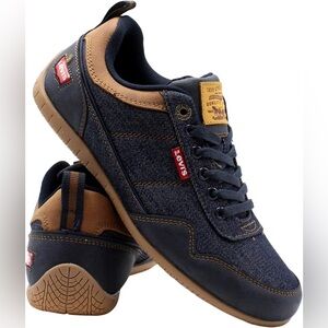 Levi's Men's Navy and Tan Sneakers